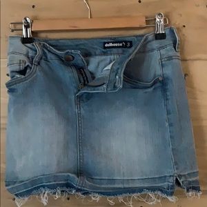 Denim skirt